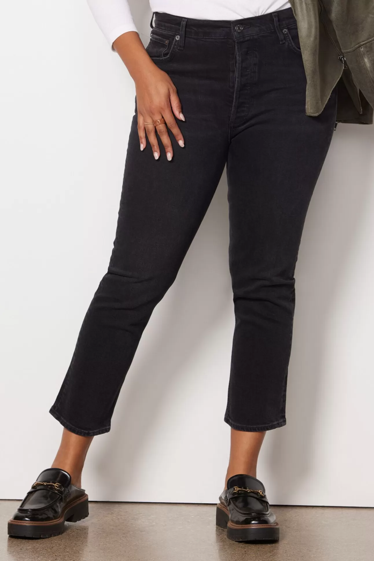 Riley High Rise Straight Crop Jean^AGOLDE Hot