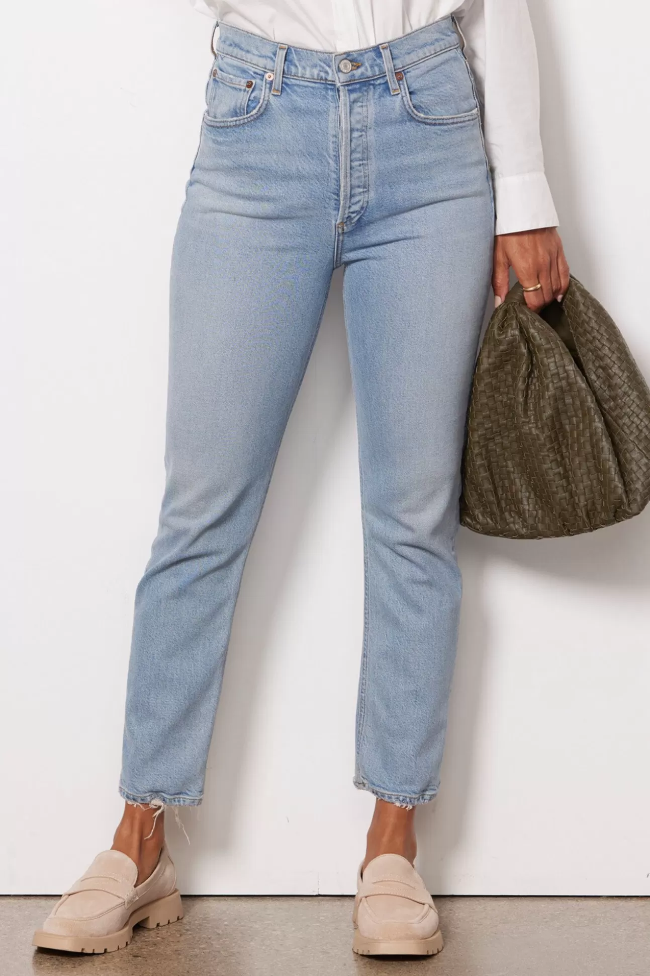 Riley High Rise Straight Crop Jean^AGOLDE Best