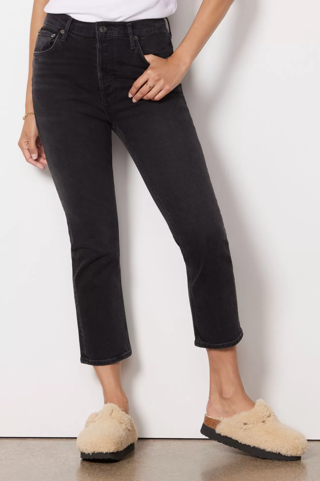 Riley High Rise Straight Crop Jean^AGOLDE Hot