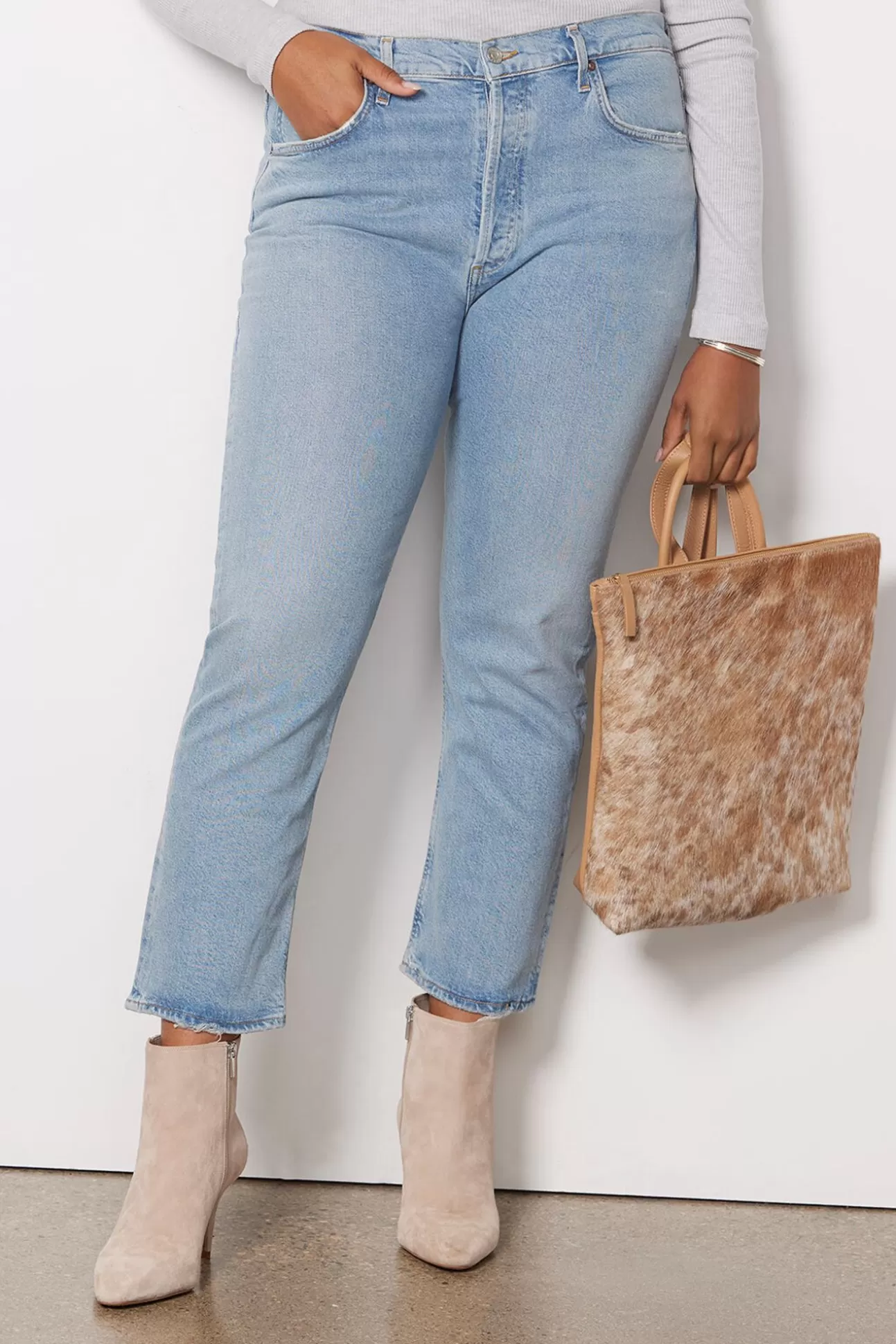 Riley High Rise Straight Crop Jean^AGOLDE Best