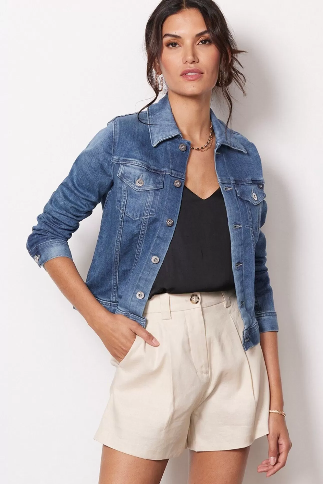 Robyn Denim Jacket^AG Flash Sale