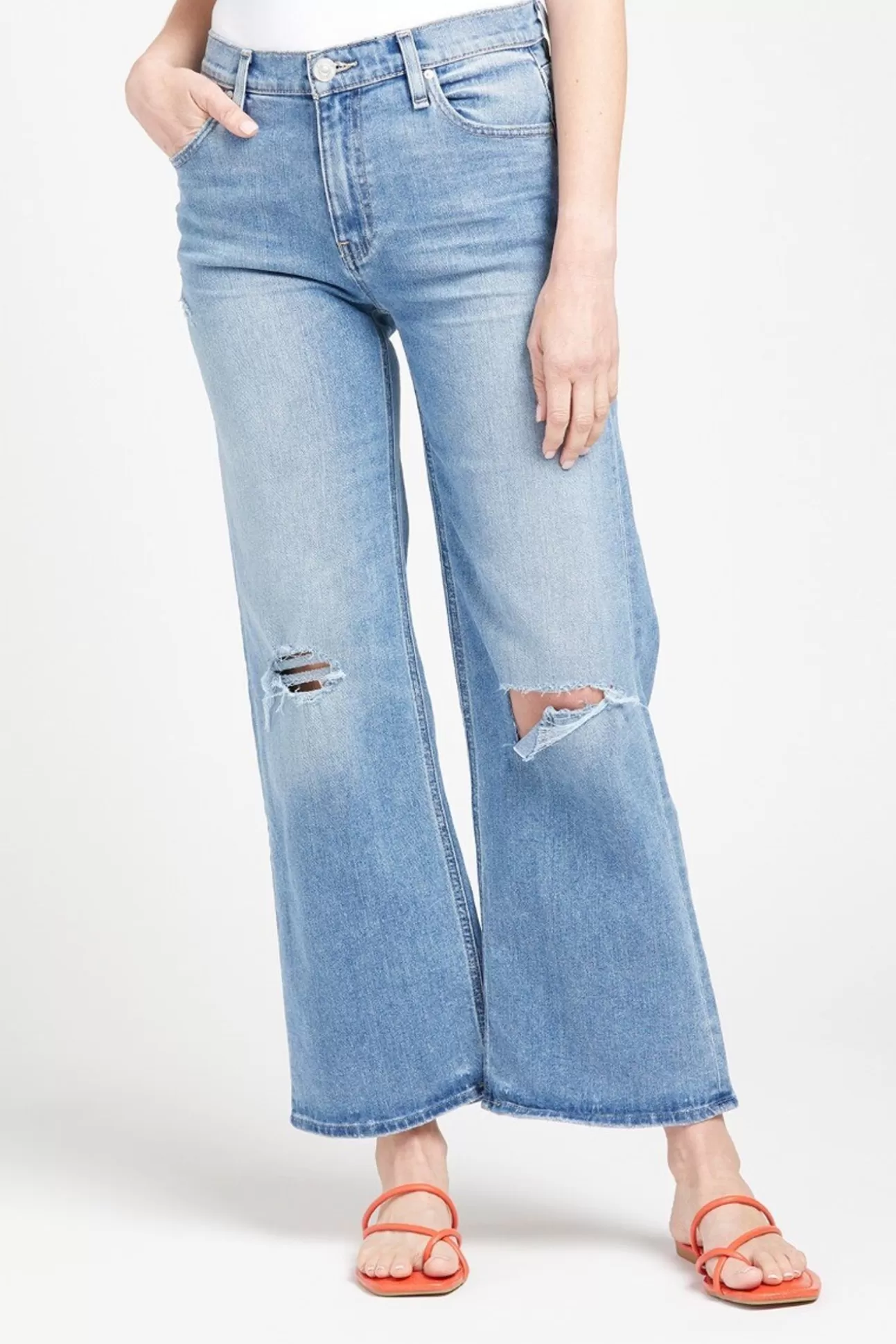 Rosie High Rise Wide Leg Ankle Jean^HUDSON Discount