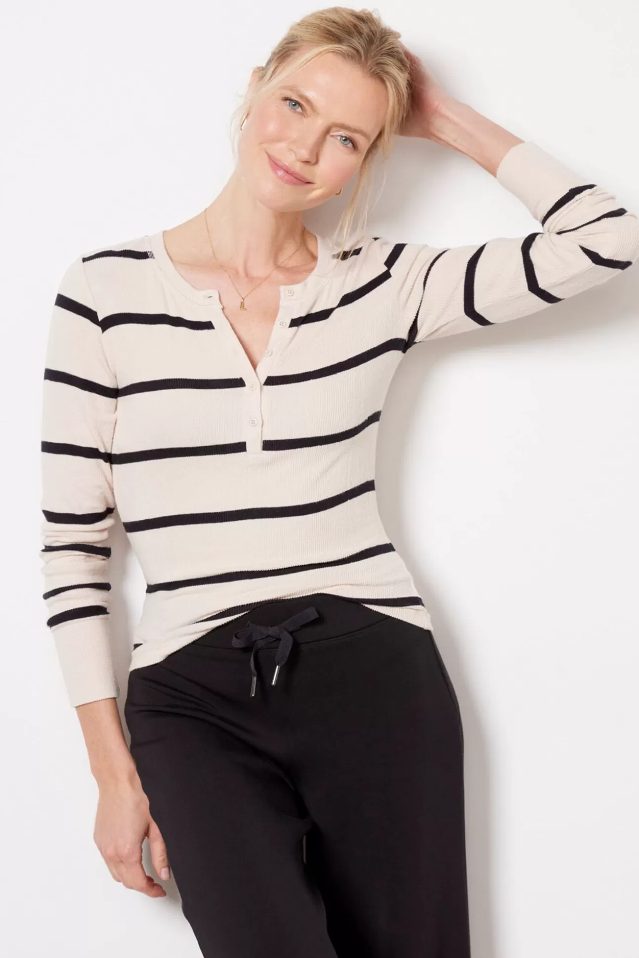 Scarlett Rib Henley^Z SUPPLY Hot