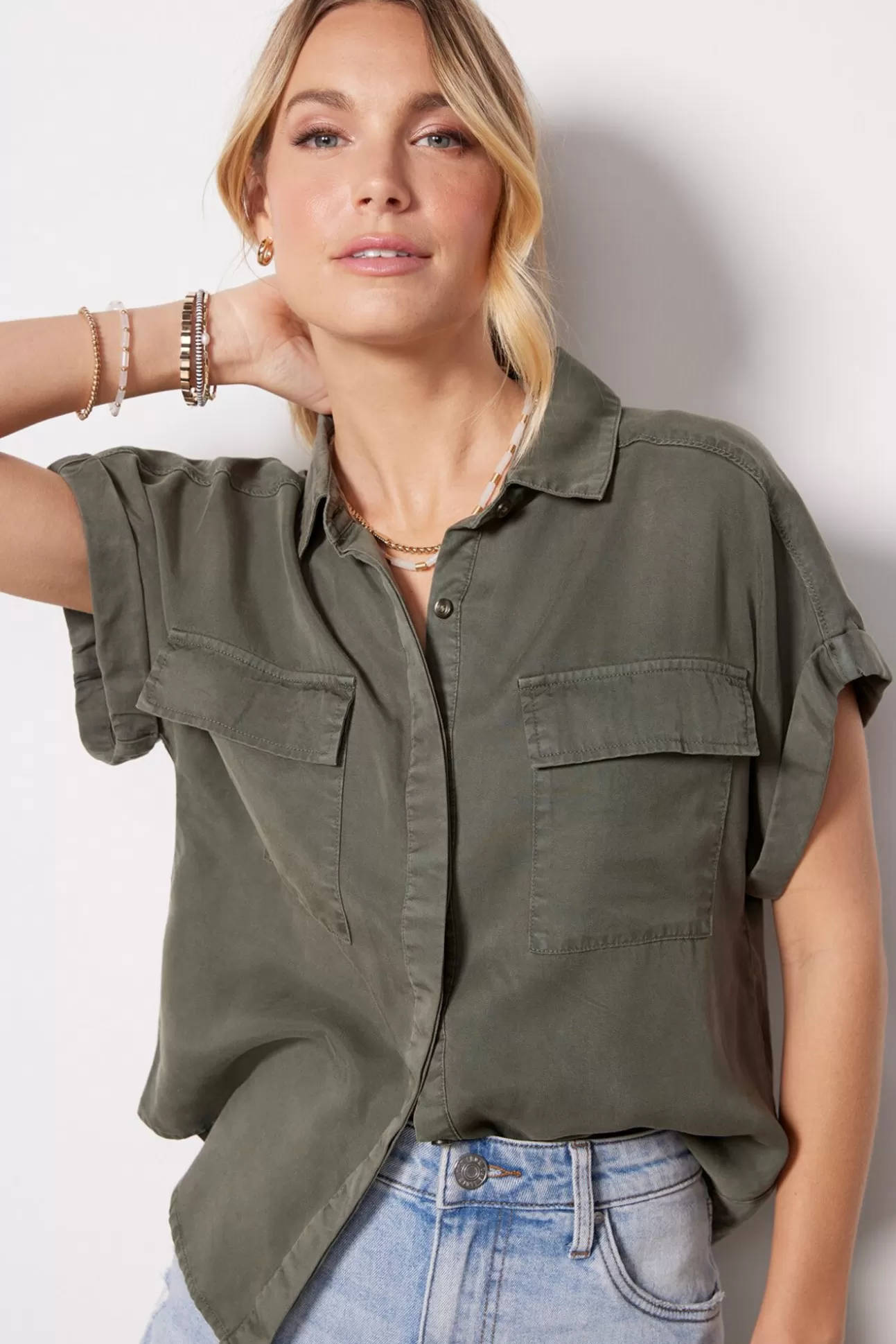 Shawn Relaxed Utility Shirt^EVEREVE Best