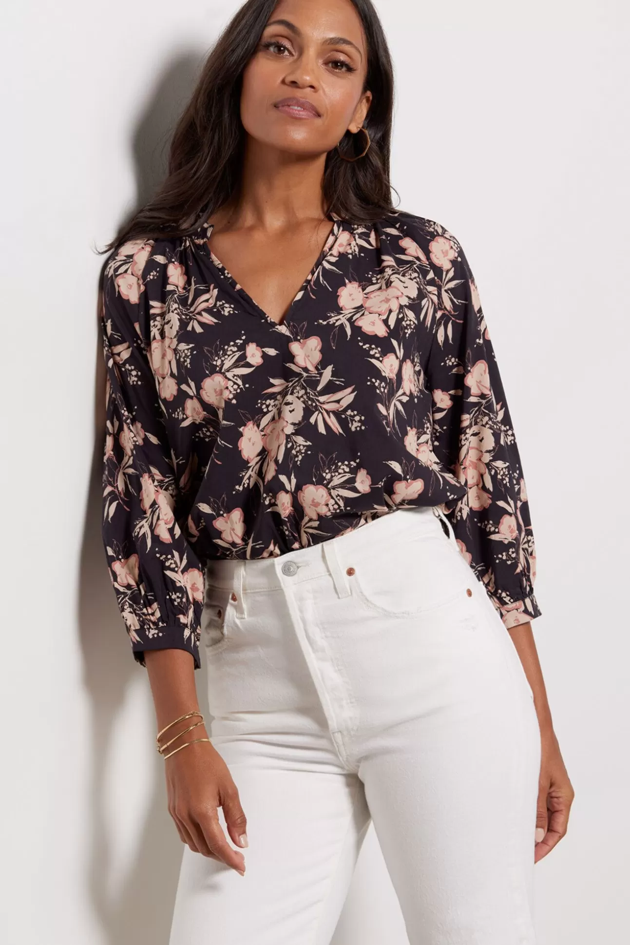 Stella Ruffle Floral Top^EVEREVE Hot