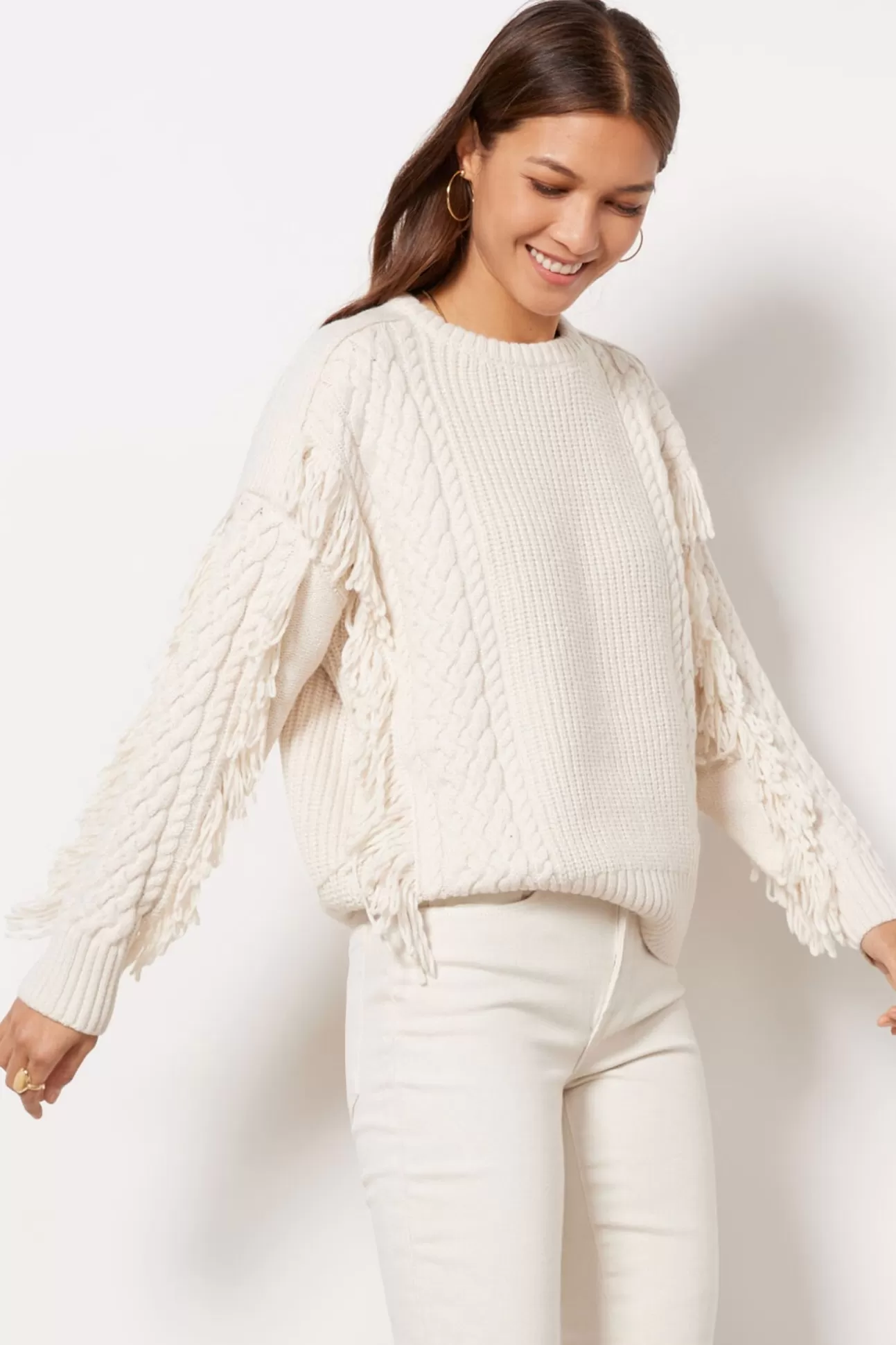 Thais Fringe Pullover^SPLENDID Fashion