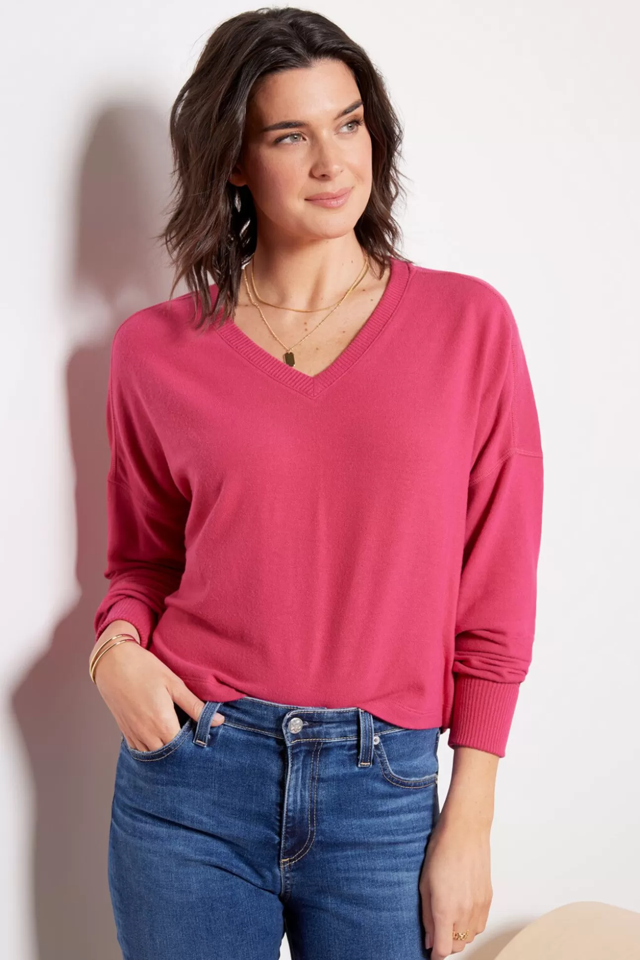 Vic V-Neck Relaxed Pullover^MICHAEL STARS Best